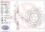 Brembo OE Rear Brake Kit with Ceramic Pads 2012 Mercedes C63 AMG (360mm) - Image 2