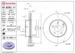 Brembo OE Front Brake Kit with Ceramic Pads Mercedes (295mm) - Image 2