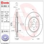 Brembo OE Front Brake Kit with Ceramic Pads 15-18 Chevy City Express/11-14 Nissan Leaf (296mm) - Image 2