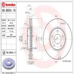 Brembo OE Front Brake Kit with Ceramic Pads 03-06 Acura MDX/97-01 Infiniti Q45 (290mm) - Image 2