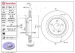 Brembo OE Rear Brake Kit with Ceramic Pads 01-02 Mercedes CL55 AMG (315mm) - Image 2