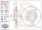 Brembo OE Front Brake Kit with Ceramic Pads VW/Audi (340mm) - Image 2