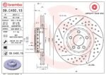 Brembo OE Rear Brake Kit with Ceramic Pads BMW (345mm) - Image 2