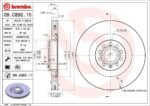 Brembo OE Front Brake Kit with Low Metallic Pads VW/Audi (345mm) - Image 2