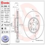 Brembo OE Front Brake Kit with Low Metallic Pads BMW (332mm) - Image 2