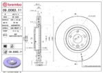 Brembo OE Front Brake Kit with Ceramic Pads 17-19 Jaguar F-Pace/XE/XF (325mm) - Image 2