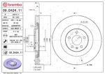 Brembo OE Rear Brake Kit with Ceramic Pads Audi (350mm) - Image 2