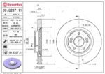 Brembo OE Front Brake Kit with Ceramic Pads 07-08 Hyundai Entourage/13-18 Santa Fe (320mm) - Image 2
