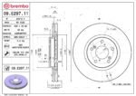 Brembo OE Front Brake Kit with Ceramic Pads 15-20 Acura TLX/12-14 Honda Ridgeline (320mm) - Image 2