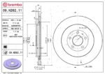 Brembo OE Rear Brake Kit with Ceramic Pads 11-14 Ford Mustang (350mm) - Image 2