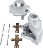 Brembo OE X-Style Brake Calipers Silver (Rear) - BMW - Image 3