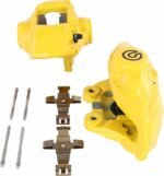 Brembo OE X-Style Brake Calipers Yellow (Rear) - BMW - Image 3