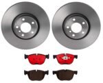 Brembo OE Front Brake Kit with NAO Pads 12-14 Subaru Forester / Outback / Impreza / Crosstrek / Legacy / BRZ / WRX (293mm)