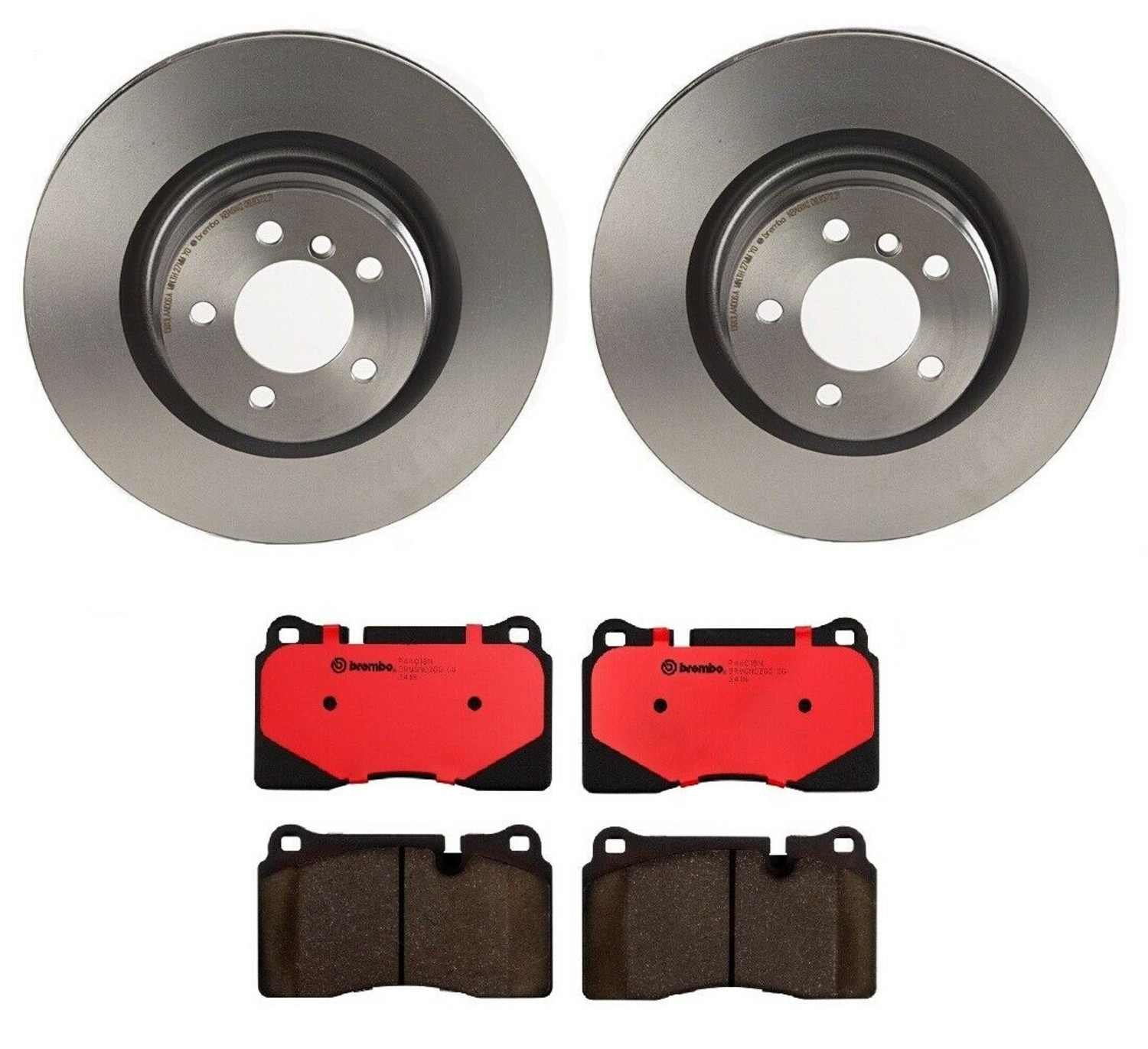BR_KT00017_Kit.jpg Brembo OE Front Brake Kit with Ceramic Pads 07-13 Acura MDX/2014 RLX/10-13 ZDX (330mm) - Image 1