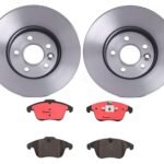 Brembo OE Brake Kit with Ceramic Pads 08-15 Land Rover LR2 (300mm)