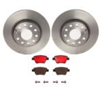 Brembo OE Rear Brake Kit with Ceramic Pads Audi (272mm)