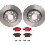 Brembo OE Rear Brake Kit with Ceramic Pads Audi (272mm)