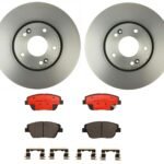 Brembo OE Rear Brake Kit with Ceramic Pads 07-09 Hyundai Santa Fe (302mm)