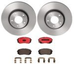 Brembo OE Front Brake Kit with Ceramic Pads 2015 Hyundai Sonata/10-17 Tucson (300mm)