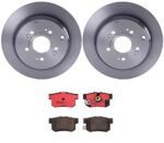 Brembo OE Rear Brake Kit with Ceramic Pads 09-15 Toyota Venza (298mm)