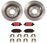 Brembo OE Rear Brake Kit with NAO Pads 17-18 Mazda 3 (265mm)
