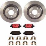 Brembo OE Rear Brake Kit with NAO Pads 17-18 Mazda 3 (265mm)