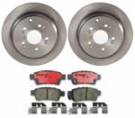 Brembo OE Front Brake Kit with Ceramic Pads 2000 Toyota Celica/00-05 MR2 Spyder/01-09 Prius (255mm)