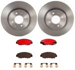 Brembo OE Front Brake Kit with Ceramic Pads 15-18 Chevy City Express/11-14 Nissan Leaf (296mm)