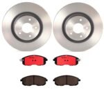 Brembo OE Rear Brake Kit with Ceramic Pads 94-06 Hyundai Elantra/97-01 Tiburon (258mm)