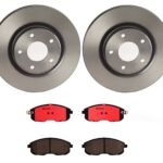 Brembo OE Front Brake Kit with Ceramic Pads 10-12 Hyundai Tucson/2011 Kia Sportage (280mm)
