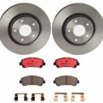 Brembo OE Rear Brake Kit with Ceramic Pads 91-96 Infiniti G20/99-01 G20/96-01 I30 (278mm)