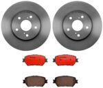 Brembo OE Front Brake Kit NAO Brake Pads 19-22 Hyundai Santa Fe/ Hyundai Veloster N (320mm)