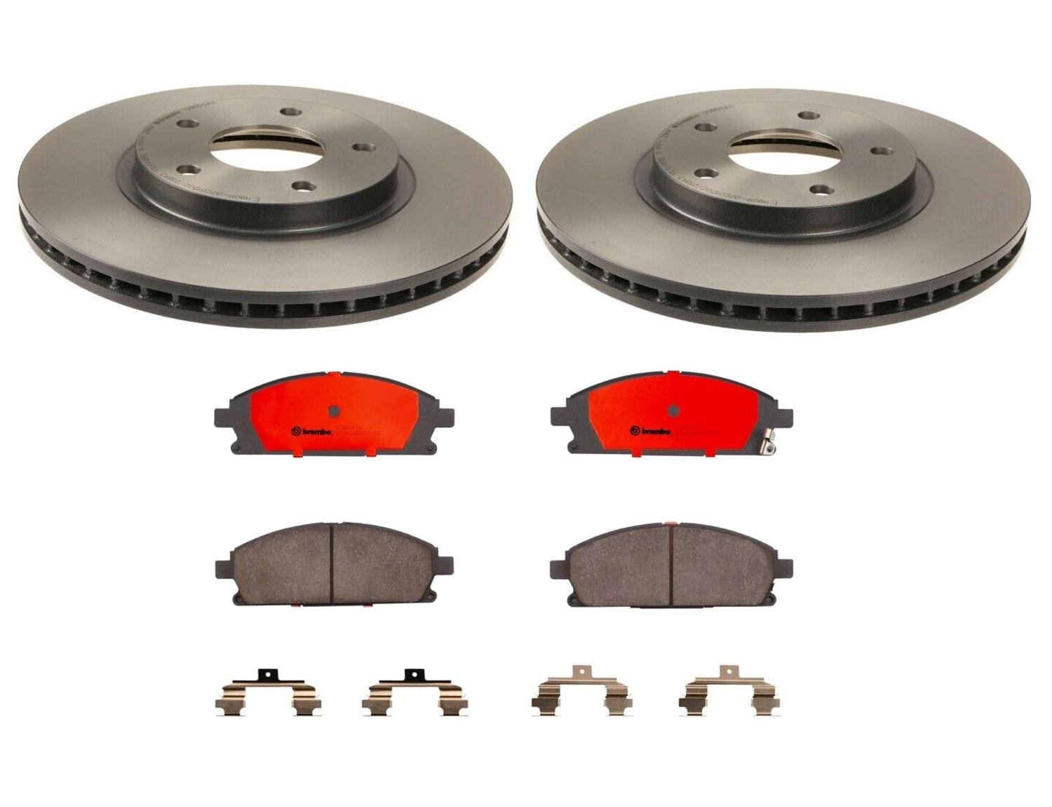 BR_KT00183_Kit.jpg Brembo OE Front Brake Kit with Ceramic Pads 03-06 Acura MDX/97-01 Infiniti Q45 (290mm) - Image 1