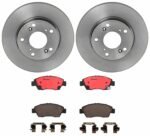 Brembo OE Front Brake Kit with Ceramic Pads 99-05 Suzuki Grand Vitara/96-98 Sidekick (310mm)
