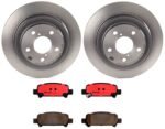 Brembo OE Rear Brake Kit with Ceramic Pads 98-03 Subaru Forester/99-03 Impreza/00-09 Legacy (266mm)