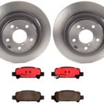 Brembo OE Rear Brake Kit with Ceramic Pads 98-03 Subaru Forester/99-03 Impreza/00-09 Legacy (266mm)