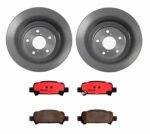Brembo OE Rear Brake Kit with Ceramic Pads 98-03 Subaru Forester/99-03 Impreza/00-09 Legacy (290mm)