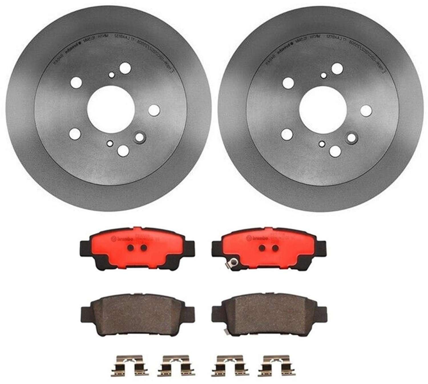 BR_KT00230_Kit.jpg Brembo OE Rear Brake Kit with Ceramic Pads 04-10 Toyota Sienna (290mm) - Image 1