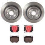 Brembo OE Front Brake Kit with Ceramic Pads 06-08 Jaguar S-Type/05-09 Vanden Plas (300mm)