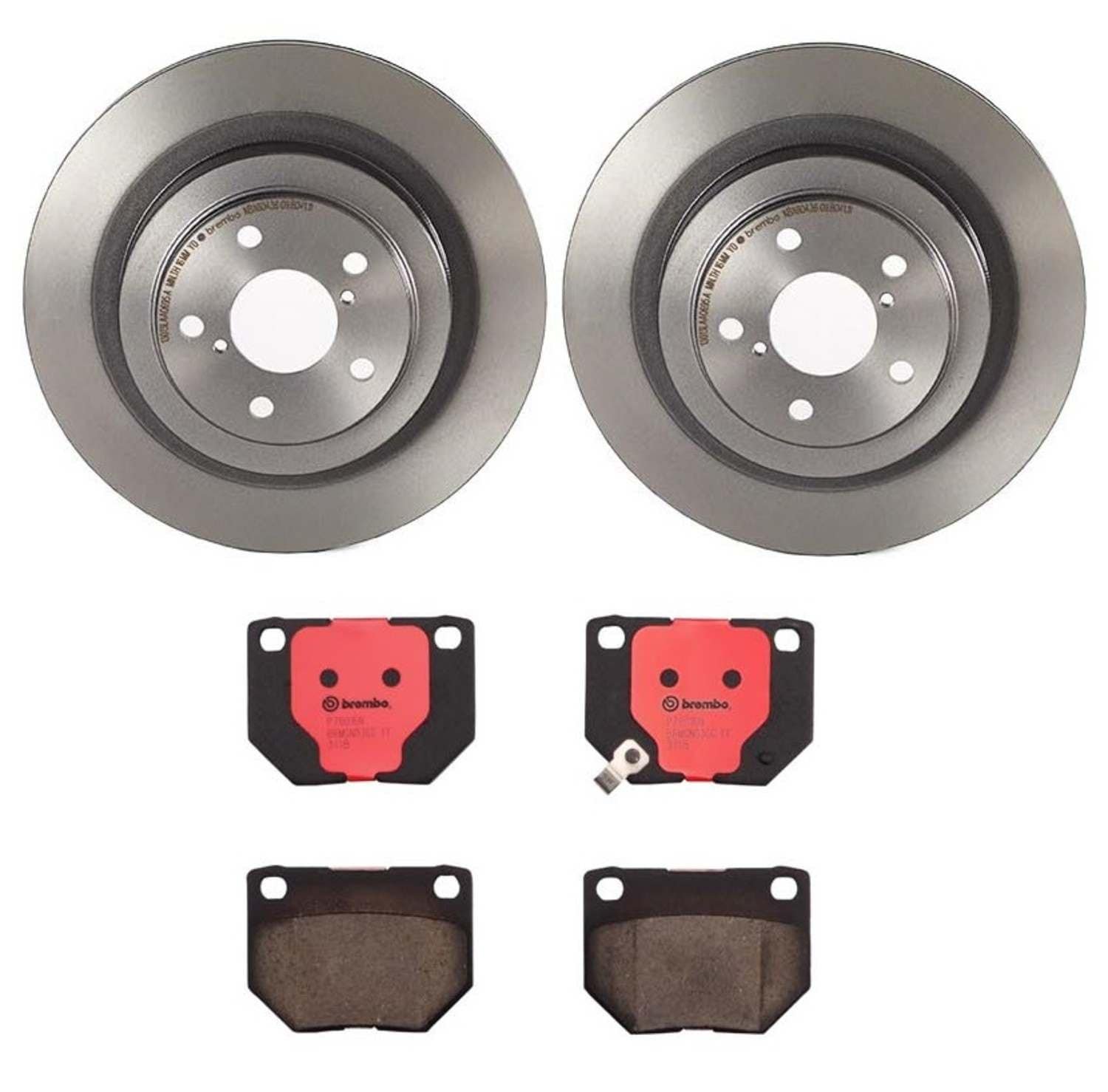 BR_KT00242_Kit.jpg Brembo OE Front Brake Kit with Ceramic Pads 06-08 Jaguar S-Type/05-09 Vanden Plas (300mm) - Image 1