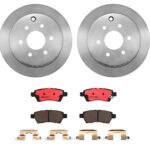 Brembo OE Front Brake Kit with Ceramic Pads 11-15 Honda CR-Z/09-13 Fit/15-20 Fit (262mm)