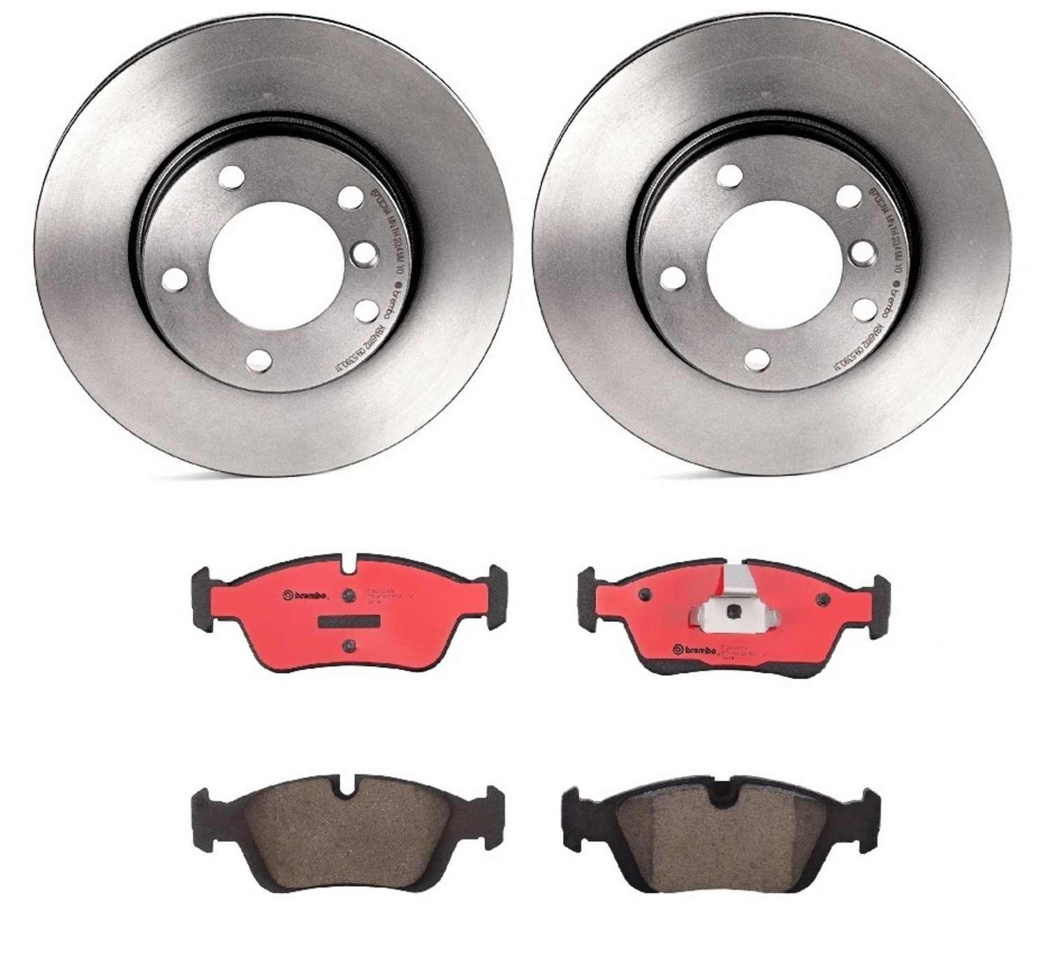 BR_KT00267_Kit.jpg Brembo OE Front Brake Kit with Ceramic Pads BMW (286mm) - Image 1