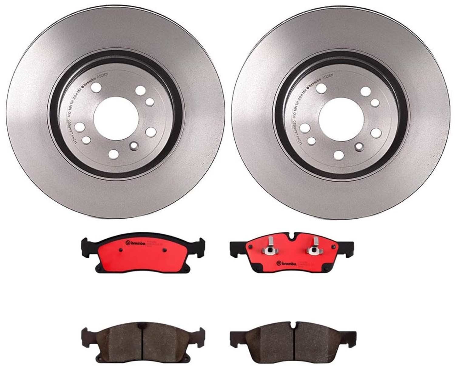 BR_KT00305_Kit.jpg Brembo OE Front Brake Kit with Ceramic Pads Mercedes (330mm) - Image 1