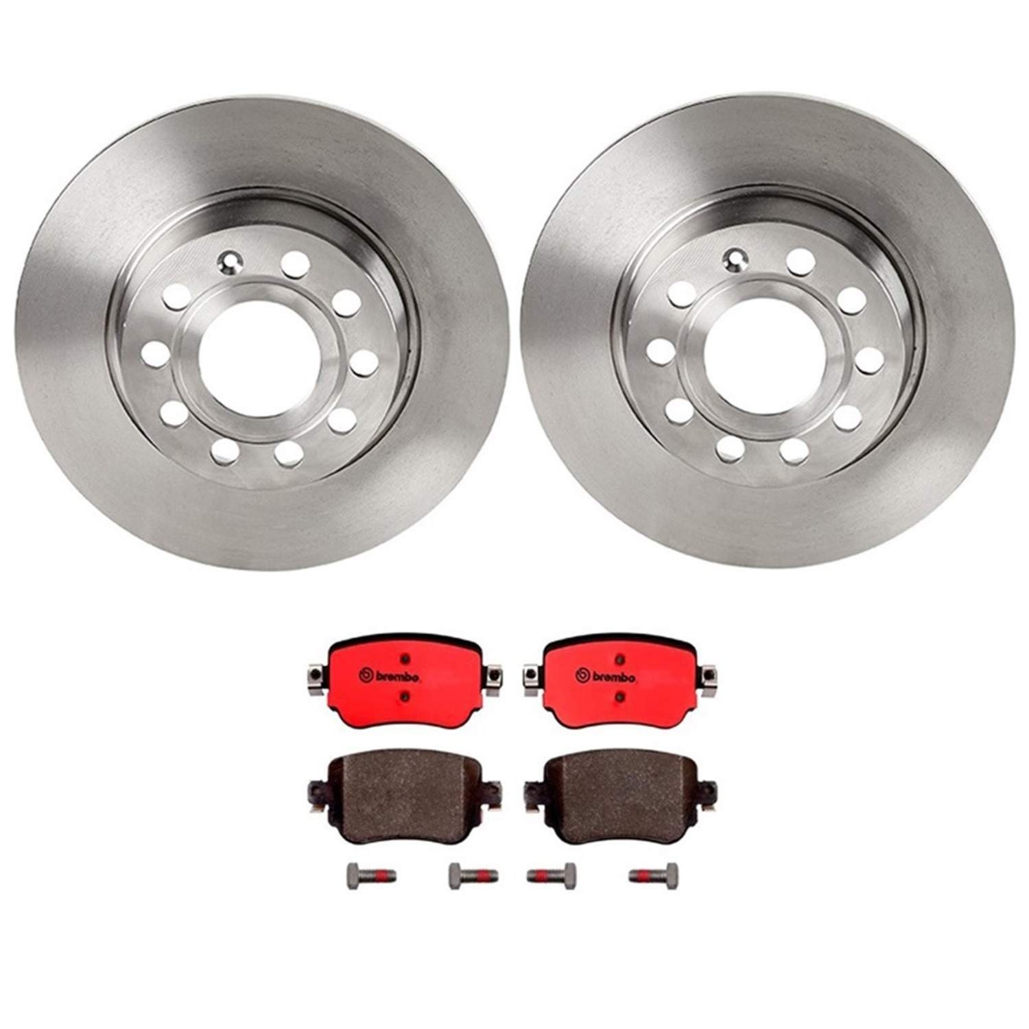 BR_KT00348_Kit.jpg Brembo OE Rear Brake Kit with Ceramic Pads Audi (272mm) - Image 1