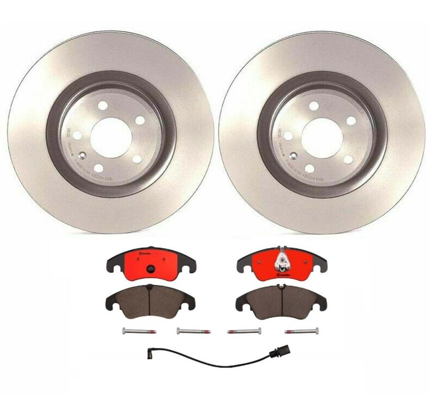 BR_KT00429_Kit.jpg Brembo OE Front Brake Kit with Ceramic Pads Audi (345mm) - Image 1
