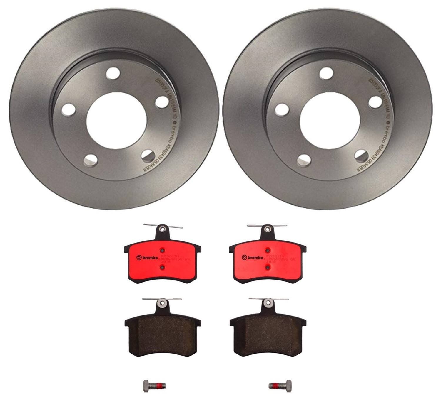 BR_KT00465_Kit.jpg Brembo OE Rear Brake Kit with Ceramic Pads Audi (245mm) - Image 1