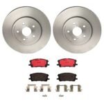 Brembo OE Front Brake Kit with Ceramic Pads 07-09 RX350/06-08 RX400h/06-07 Toyota Highlander (319mm)