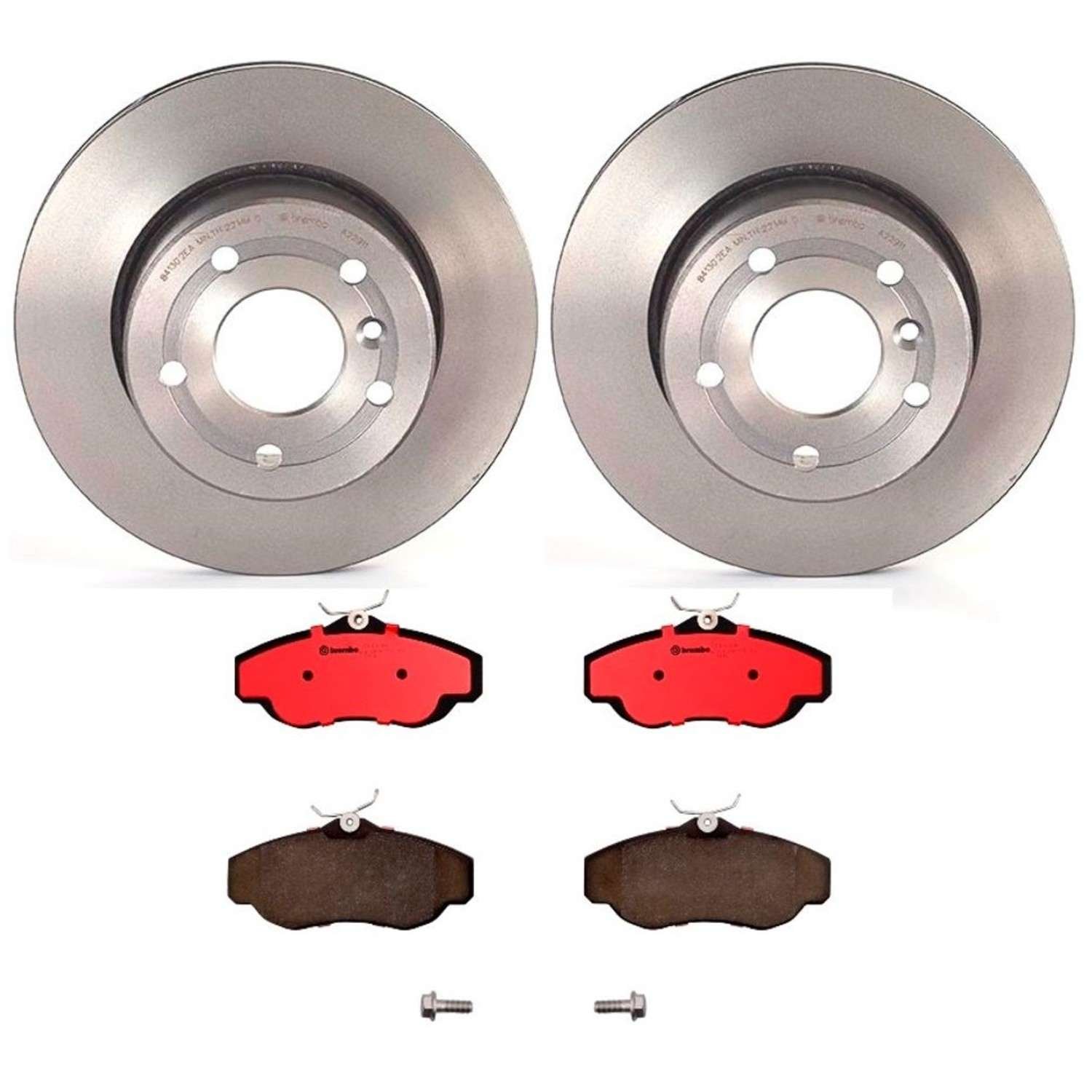 BR_KT00490_Kit.jpg Brembo OE Front Brake Kit with Ceramic Pads 99-04 Land Rover Disco/95-02 Range Rover (297mm) - Image 1