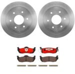 Brembo OE Rear Brake Kit with Ceramic Pads 04-10 Infiniti QX56/04-15 Titan (320mm)