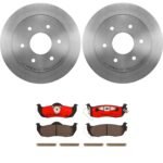 Brembo OE Rear Brake Kit with Ceramic Pads 04-10 Infiniti QX56/04-15 Titan (320mm)